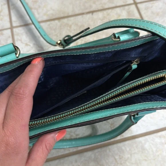 Kate Spade Wellesley Quinn Satchel Bag Teal - Picture 5 of 17